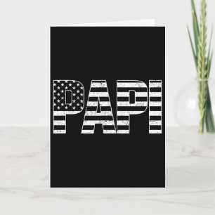Usa Patriottische Papi Vaderdag Amerikaanse Vlag 4 Kaart