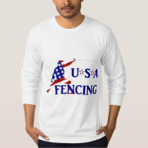 USA Patriottische Schermen En Garde Sport