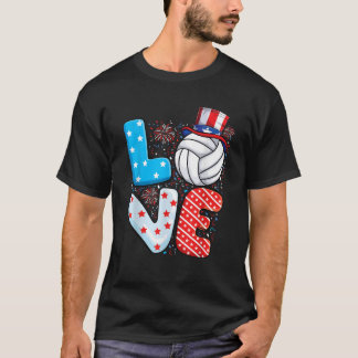 USA Patriottische sport Amerikaanse vlag 4th of Ju T-shirt