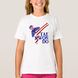 USA Patriottische vechtsporten TAEKWONDO T-shirt