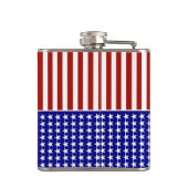 USA Patriottische VROUWEN GOLF Heupfles (Achterkant)