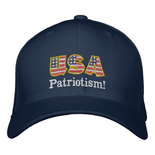 USA Patriottisme Logo NB1 Pet (Voorkant)