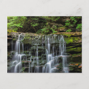 USA, Pennsylvania, Benton. Waterfall In Ricketts Briefkaart