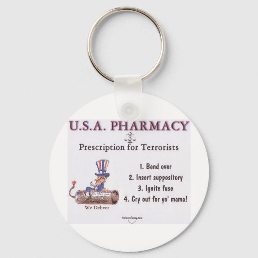 USA Pharmacy Sleutelhanger (Voorkant)