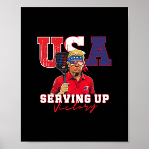 Usa Picklell Spelers Trump En Picklell Kleding Pa Poster
