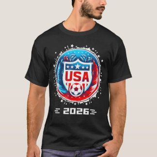 USA Player 2026eam Boys Men Youtheen USA 2026 fri T-shirt