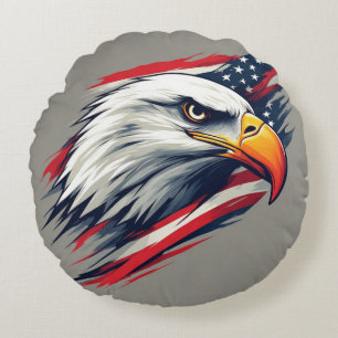 USA Pride Cadeau – Stekelkoparend met Amerikaanse Rond Kussen