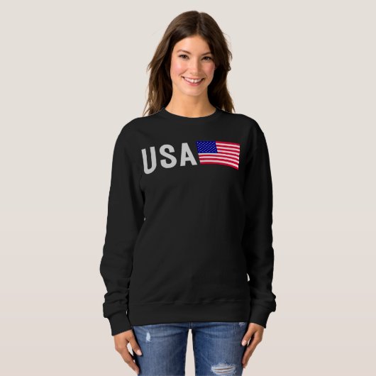 USA Pride dames sweatshirt (Voorkant volledig)