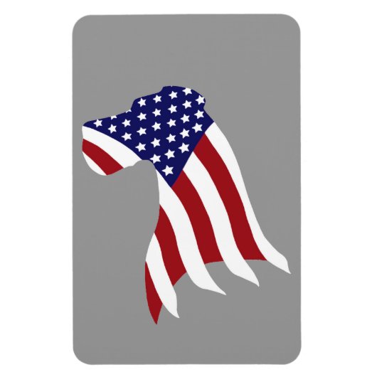 USA Pride Grote Deen Magneet (Verticaal)