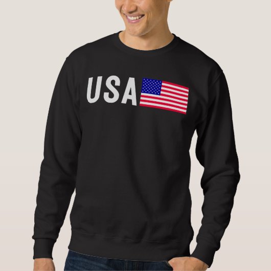 USA Pride hommes sweatshirt (Devant)