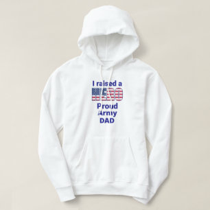 USA Pride - Ik heb een Hero Proud Army papa opgevo Hoodie