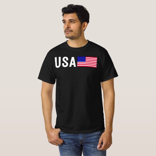 USA Pride Mannen T-shirt (Voorkant volledig)
