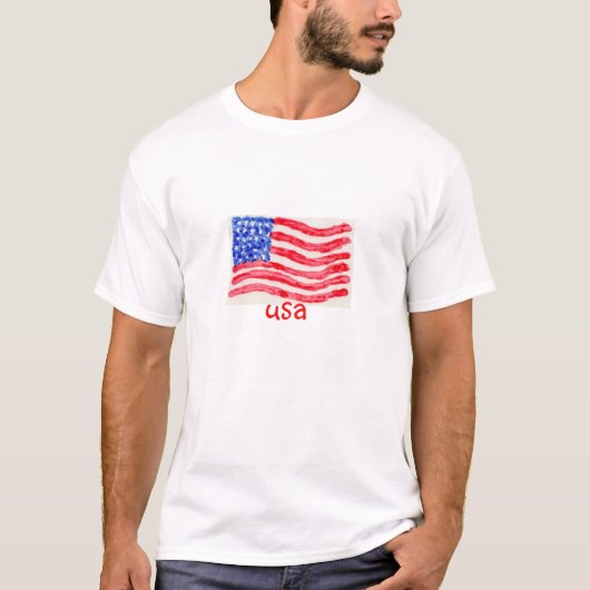 usa pride t-shirt (Voorkant)