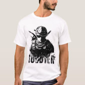 USA Pride T-Shirt - Amerikaanse vlag Graphic (Voorkant)