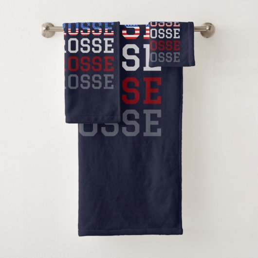 USA Repeating Text - Lacrosse USA American Flag (En situation)