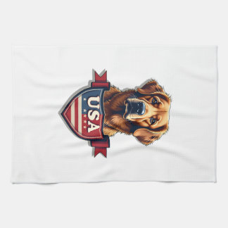 USA Retriever Heritage Vintage Hondenshirt 2 Theedoek
