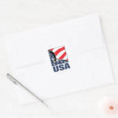 usa ronde sticker (Envelop)