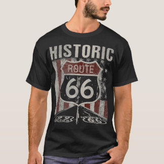 USA Route 66 Highway  America Road T-shirt