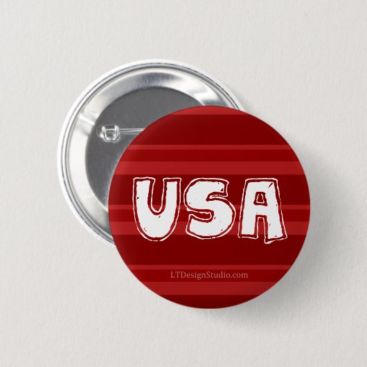 USA Sketch - Red Button (Voorkant /achterkant)