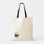 USA Skyline Silhouette Tote Bag (Achterkant)