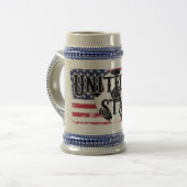 USA Soccer Beer Stein Bierpul (Voorkant links)