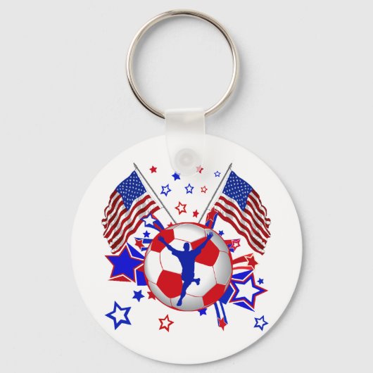 USA SOCCER SLEUTELHANGER (Voorkant)