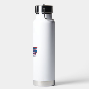 USA Speed Racing Patriottisch Vintage Vector Desig Waterfles