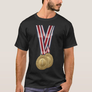 Usa Sportmedaille Voor Winnaars Kampioenen T-shirt