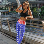 USA Stars and Stripes Leggings<br><div class="desc">États-Unis étoiles et rayures leggings</div>