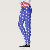 USA Stars and Stripes Leggings (Gauche)