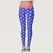 USA Stars and Stripes Leggings (Devant)