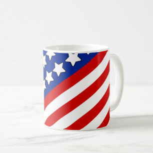 USA Stars and Stripes Patriottisch Koffiemok