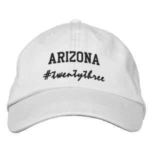 USA State Arizona Hashtag 2023 Geborduurde Pet