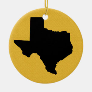 USA States Texas - SRF Keramisch Ornament