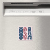 USA Sterren en Stripes Magnet Magneet (Insitu (Vaatwasser))