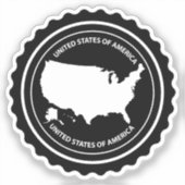 USA STICKER (Voorkant)