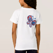 USA Strand Meisjes T-shirts (Achterkant)