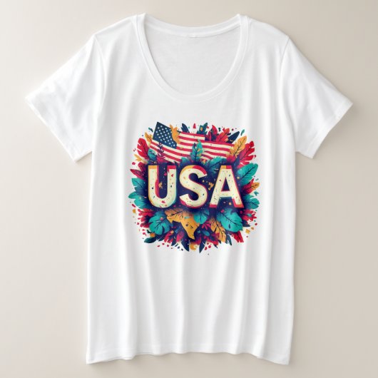 USA T-Shirt (Design voorkant)