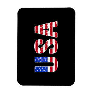USA T Shirt Patriottische Amerikaanse Vlag Mannen Magneet