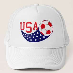 Usa Team Voetbal Trucker Pet
