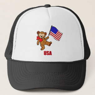 USA Teddy Bear Trucker Pet
