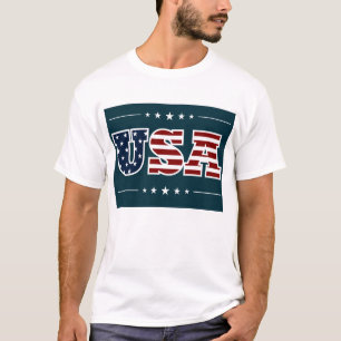 USA Tekst T-shirt