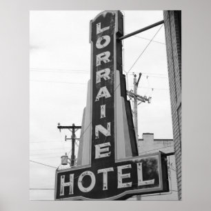 USA, Tennessee, Memphis: Nationale burgerrechten Poster