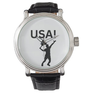 USA tennisser met stip als bal Horloge