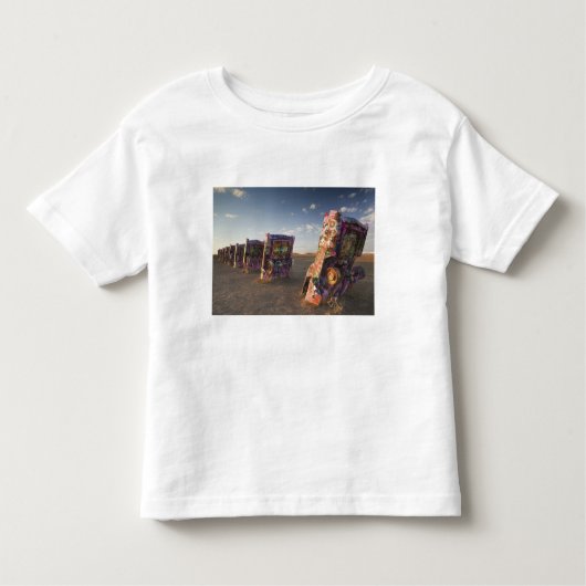 USA, TEXAS, Panhandle Area, Amarillo: Cadillac 2 Kinder Shirts (Voorkant)