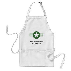 USA The Honor Green Standaard Schort