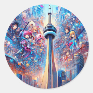 USA Tower Sticker - Iconische Amerikaanse skyline