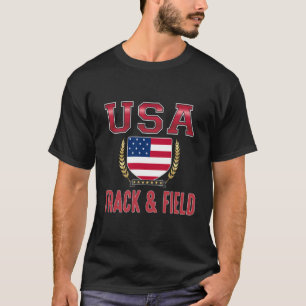 Usa Track-veld T-shirt
