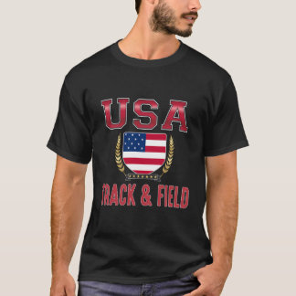 Usa Track-veld T-shirt