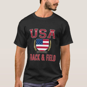 Usa Track-veld T-shirt